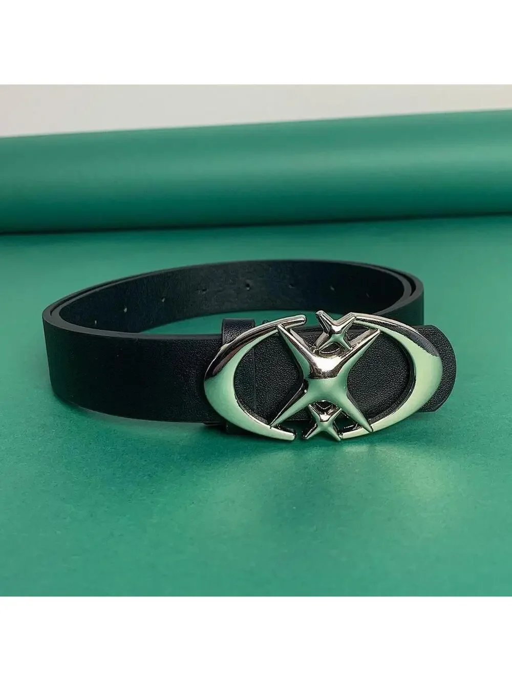Vintage Y2K Punk Star Moon Belt